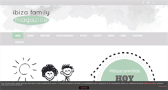 Desktop Screenshot of ibizafamilymagazine.com