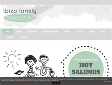Tablet Screenshot of ibizafamilymagazine.com